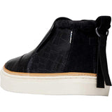 Toms Paxton Black Croc Emboss Leather/Faux Fur  10014895 Women's