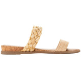 Sun Stone Easten Slide Sandals Raffia Woven  10016855900 Women's