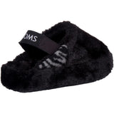 Toms Sofia Black Faux Fur  10017921 Women's