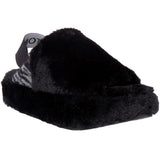 Toms Sofia Black Faux Fur  10017921 Women's