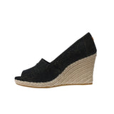 Toms Michelle Black Metallic  10019554 Women's