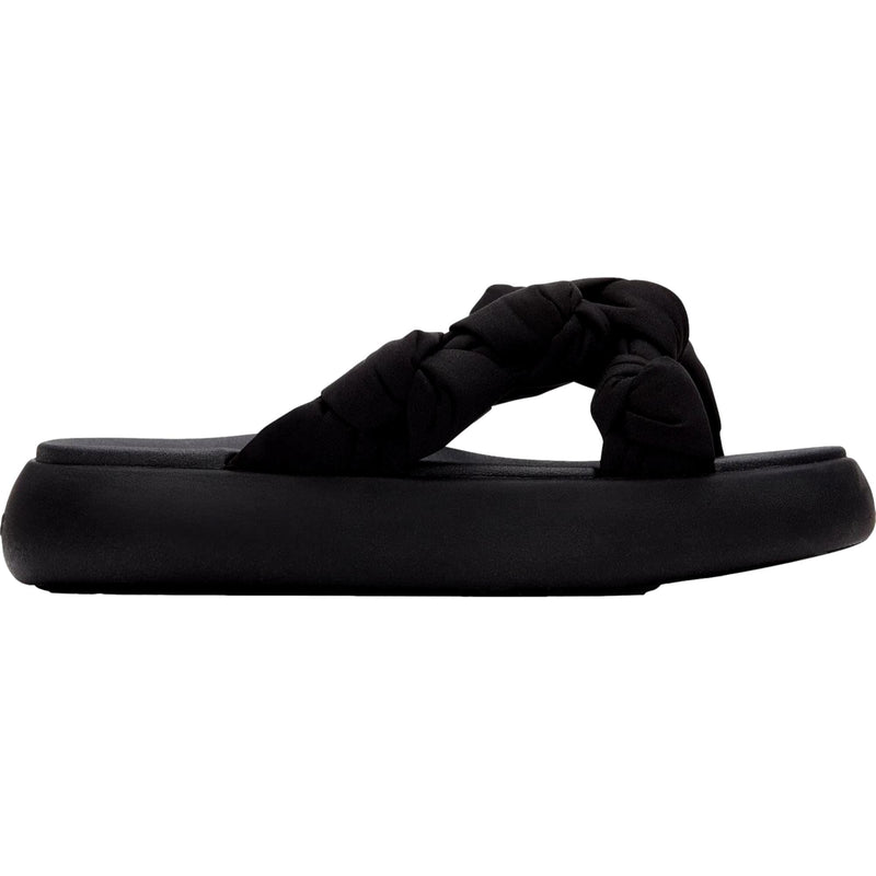 Toms Alpargata Mallow Crossover Sandal Black / Black  10019725 Women's
