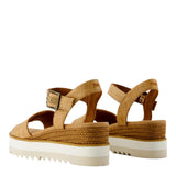 Toms Diana Sandal Brown Sugar Raffia  10021966 Women's