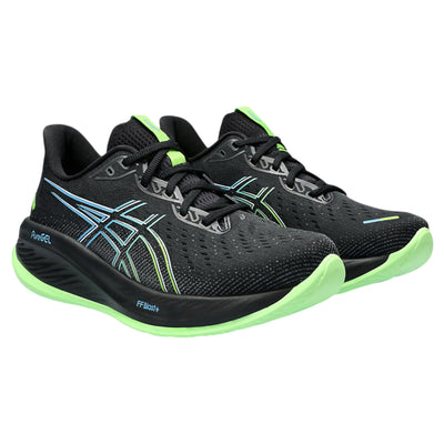 Asics Gel-Cumulus 26 Black / Electric Lime  1011B792-001 Men's