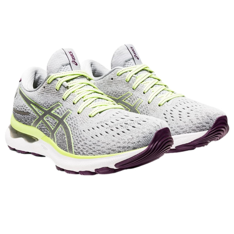 Asics Gel-Nimbus 24 Piedmont Grey / Lime Green  1012B201-020 Women's