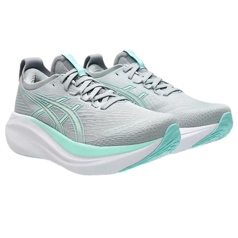 Asics Gel-Nimbus 27 Piedmont Grey / Illuminate Mint  1012B752-020 Women's