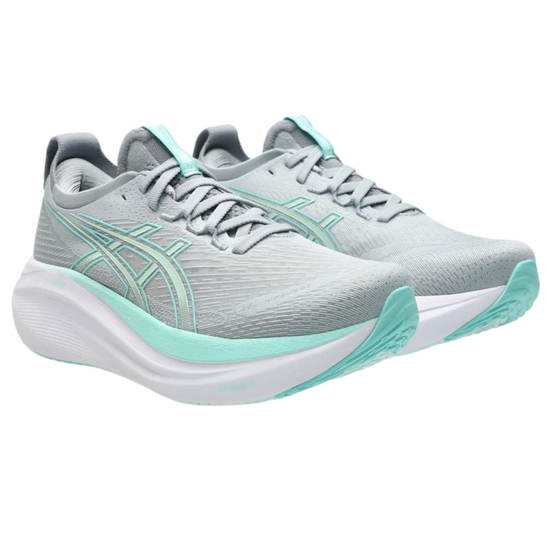 Asics Gel-Nimbus 27 Piedmont Grey / Illuminate Mint  1012B753-020 Women's