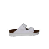 Birkenstock Arizona Pap Flex Platform White  1027416 Women's