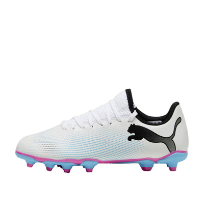 Puma Future 7 Play FG/AG Puma Black/Puma White/Poison Pink  107734-01 Grade-School