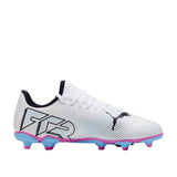 Puma Future 7 Play FG/AG Puma Black/Puma White/Poison Pink  107734-01 Grade-School