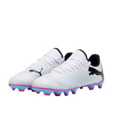 Puma Future 7 Play FG/AG Puma Black/Puma White/Poison Pink  107734-01 Grade-School
