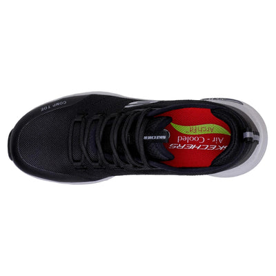 SKECHERS Arch Fit SR Composite Toe Black/Gray  108075-BKGY Women's