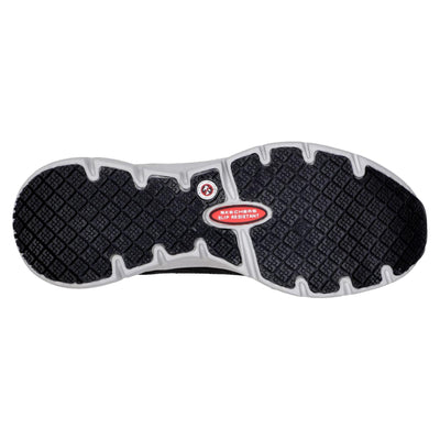 SKECHERS Arch Fit SR Composite Toe Black/Gray  108075-BKGY Women's