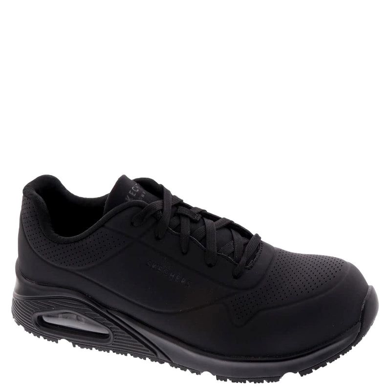 Skechers Uno SR - Deloney Comp Toe Black  108101-BLK Women's