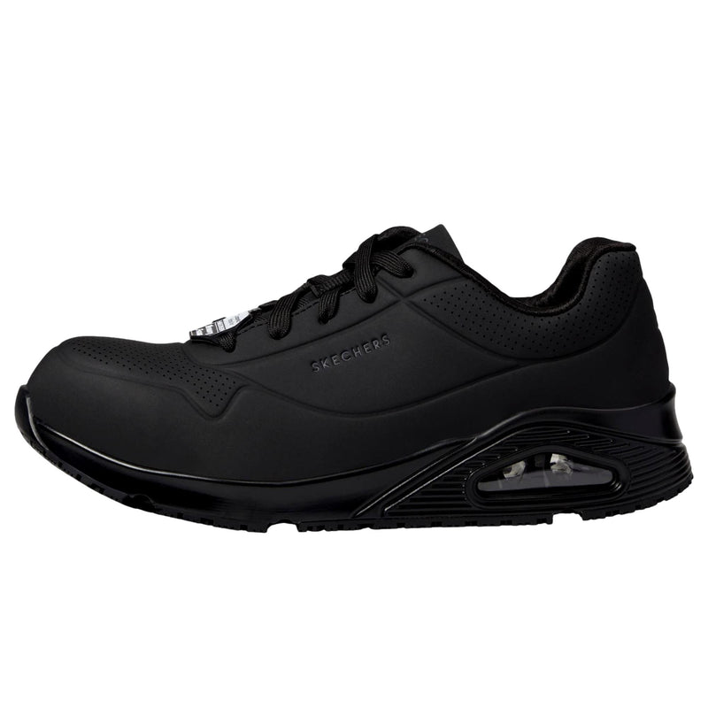 Skechers Uno SR - Deloney Comp Toe Black  108101W-BLK Women's