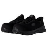 Skechers Tilido - Ombray Comp Toe Black  108152W-BLK Women's