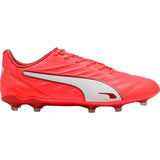 Puma King Pro FG / AG Glowing Red - White - Red Fire  108308-01 Men's