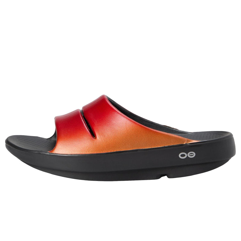 OOFOS OOahh Luxe Slide Solstice  1101-BKSOLTICE Women's