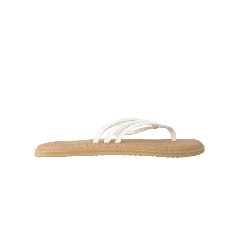 Sanuk Yoga Salty White / Tan  1103940-WTT Women's