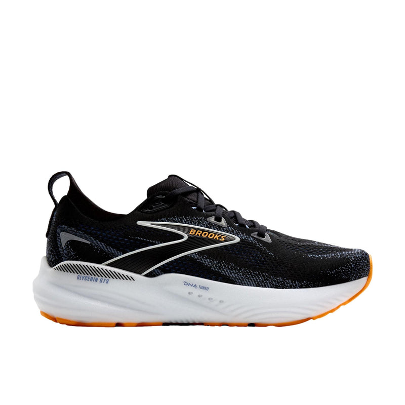 Brooks Glycerin GTS 22 Black / Country Blue / Orange Pop  110446-1D-013 Men's