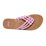 Sanuk Yoga Sandy Tan / White  1112830-TWT Women's