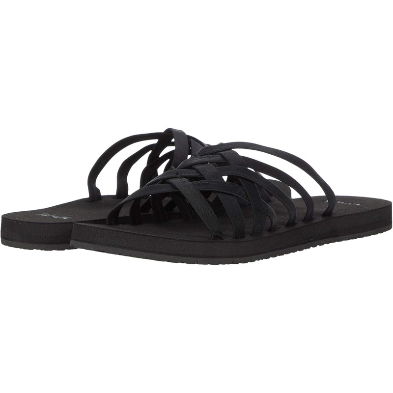 Sanuk Rio Slide Black  1119302-BLK Women's