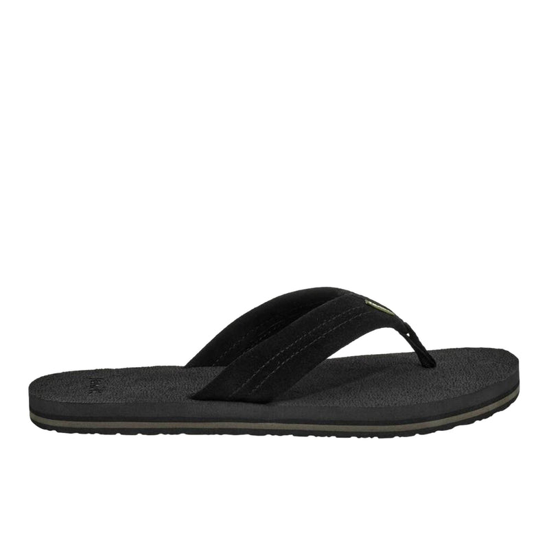 Sanuk Beer Cozy Stacker Suede Black  1119338-BLK Men's