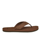 Sanuk Beer Cozy Stacker Suede Brown  1119338-BRN Men's