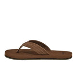 Sanuk Beer Cozy Stacker Suede Brown  1119338-BRN Men's