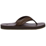 Sanuk Hullsome Leather ST Dark Brown  1120332-DKB Men's