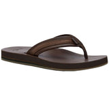 Sanuk Hullsome Leather ST Dark Brown  1120332-DKB Men's