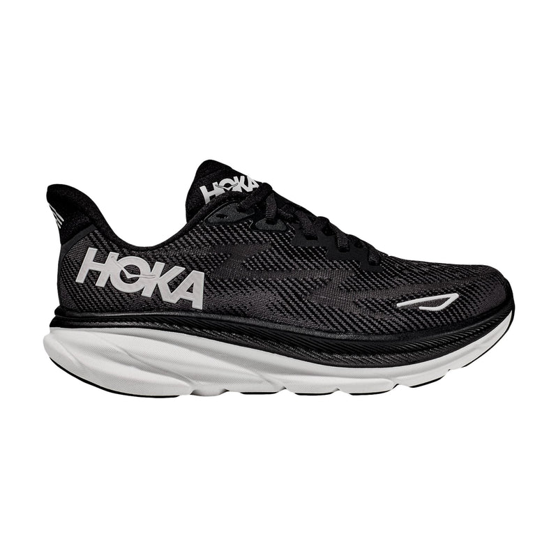 Hoka Clifton 9 Black / White  1127896-BWHT Women's