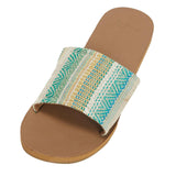 Sanuk Lola Artesano Green Multi  1128393-GML Women's