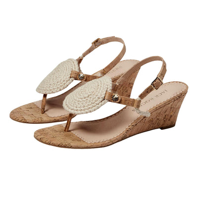 Jack Rogers Reef Wedge Cork / Natural Jute Rope  113231WG01-NAT Women's