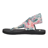 Sanuk Sling Soft Top Watercolor Palm Pink Multi  1139260-PKMU Women's