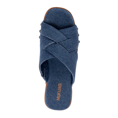 Muk Luks Cadence Sandal Denim  1200323-402 Women's
