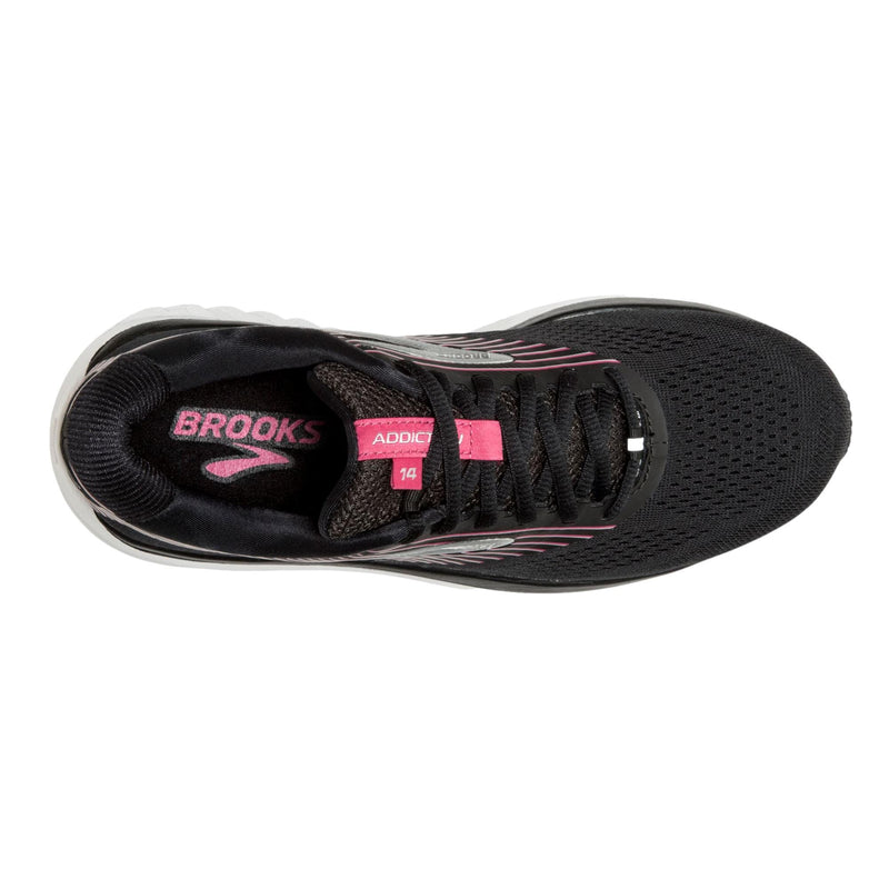Brooks Addiction 14 Black / Hot Pink / Silver  120306-2E-050 Women's