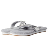 Jack Rogers Rosie Comfort Flip-FIop Grey / Silver / White  124211FF01-019 Women's