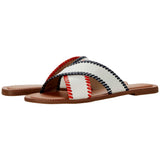 Jack Rogers Sloane X-Band White / Midnight / Red  124211SA05-124 Women's