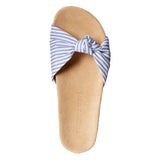 Jack Rogers Phoebe Knotted Comfort Slide White / Blue Stripe  124211SA08-468 Women's