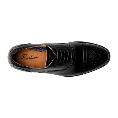 Florsheim Rucci Cap Toe Black  13415-005 Men's