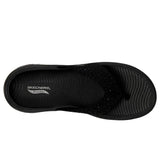 Skechers Arch Fit 2.0 3-Pt Rhinestone Sandal Black/Black  140855-BBK Women's