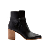 Jack Rogers Timber Tassel Bootie Leather Black  141231BT05-001 Women's