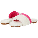 Jack Rogers Emily Slipper Ecru / Magenta  142211SL01-742 Women's