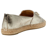 Tory Burch Eleanor Espadrille Spark Gold / Gold  144163-723 Women's
