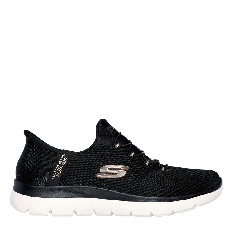 Skechers Summits - Classy Night Black / Rose Gold  150128-BKRG Women's
