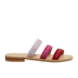 Jack Rogers Amelia Sandal Pink/Red  162201SA01-699 Women's