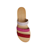 Jack Rogers Amelia Sandal Pink/Red  162201SA01-699 Women's