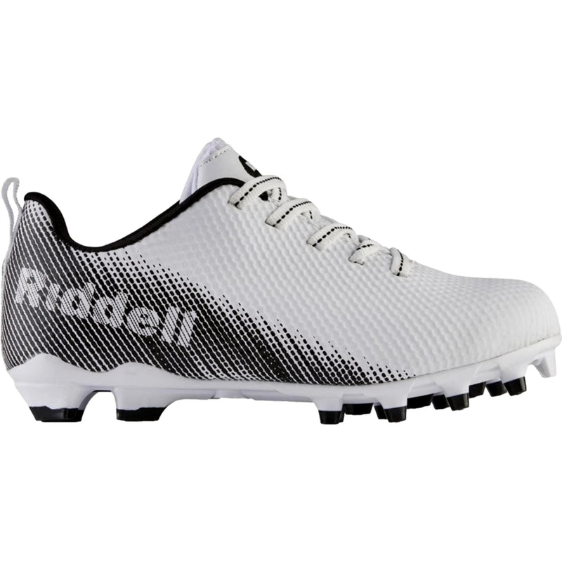 Riddell Endzone Low White / Black  172539 Pre-School
