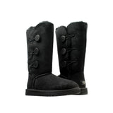UGG Bailey Button Triplet Black  1962K-BLK Grade-School